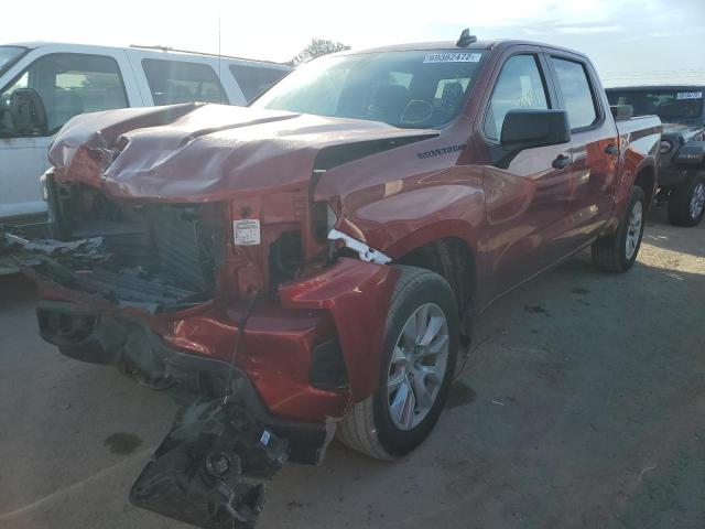 Image 1 of 2021 CHEVROLET SILVERADO C1500 CUSTOM 2021 with VIN 3GCPWBEK1MG400427