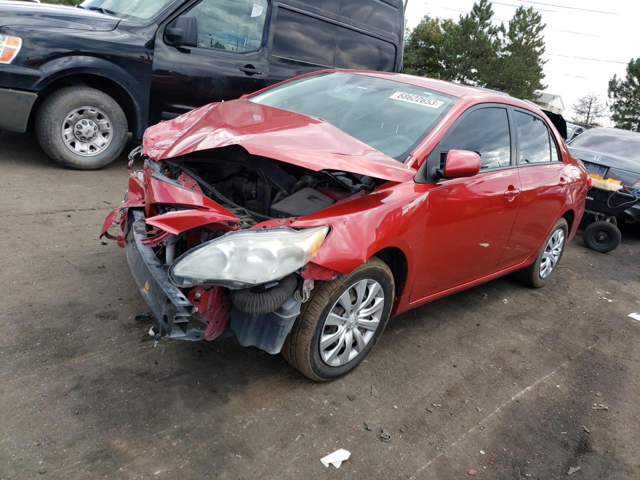 Image 1 of 2012 TOYOTA COROLLA BASE 2012 with VIN 2T1BU4EE1CC864543