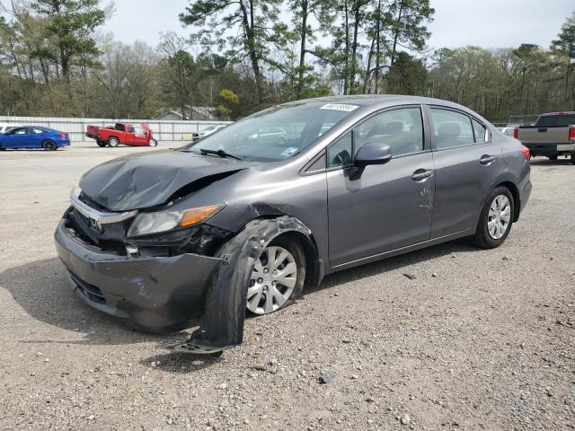 Image 1 of 2012 HONDA CIVIC LX 2012 with VIN 2HGFB2F5XCH598652