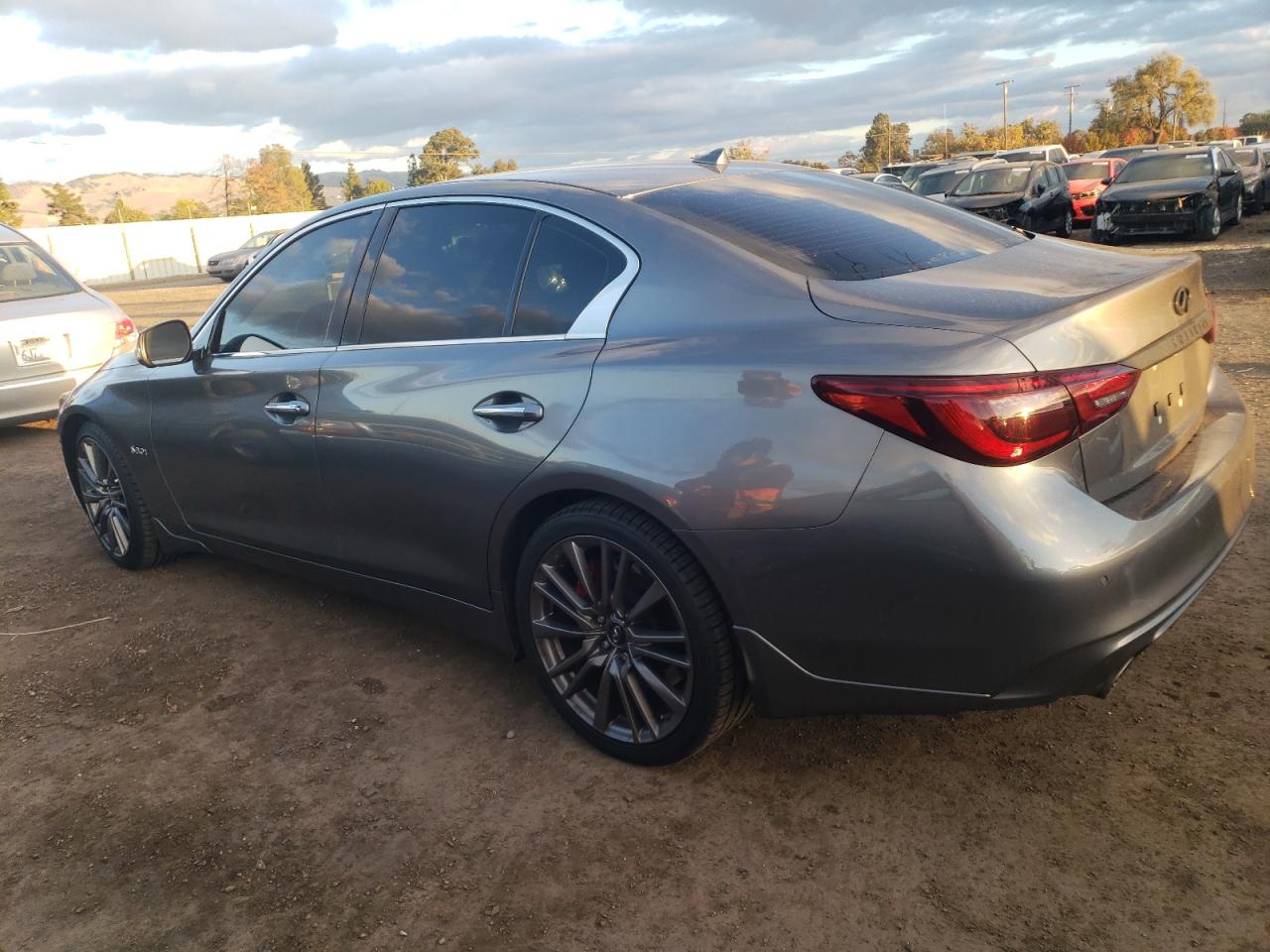 Image 2 of 2018 INFINITI Q50 RED SPORT 400 2018 with VIN JN1FV7APXJM460652