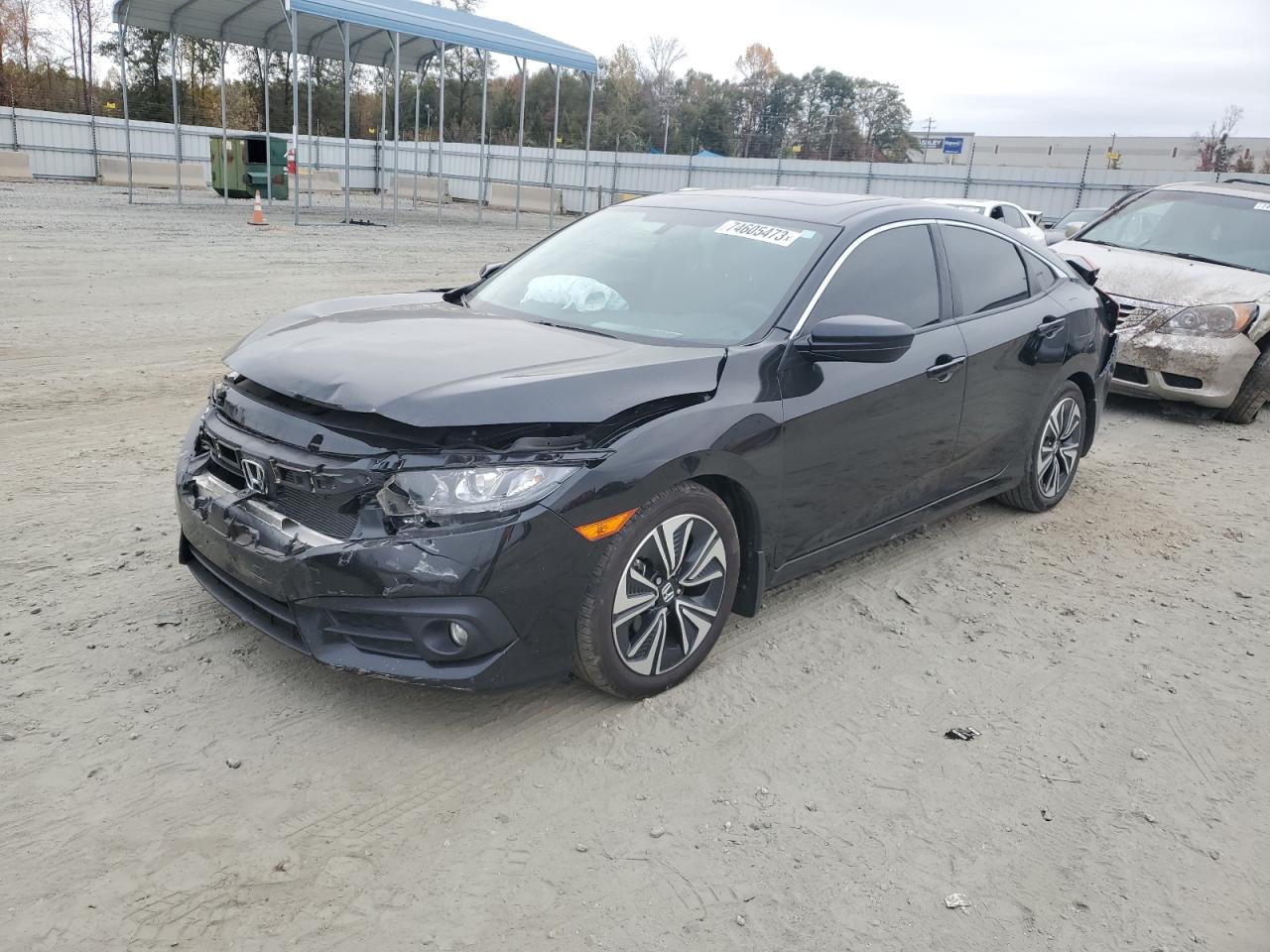 Image 1 of 2018 HONDA CIVIC EX 2018 with VIN JHMFC1F32JX008617
