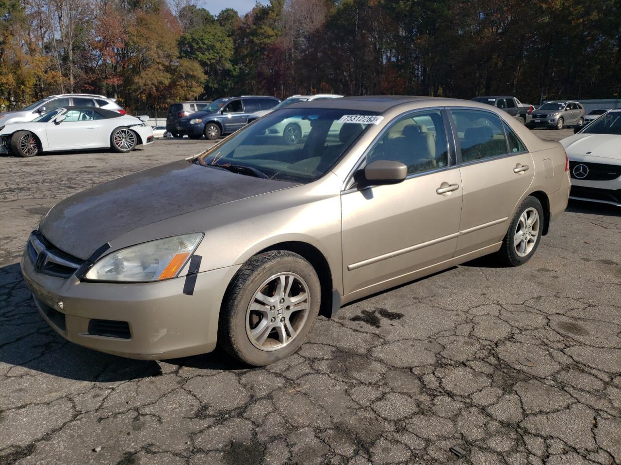 Obraz 1 z 2007 HONDA ACCORD EX 2007 z VIN 1HGCM568X7A184588