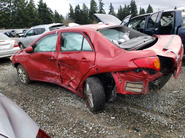 Image 2 of 2009 TOYOTA COROLLA BASE 2009 with VIN 1NXBU40E59Z057179