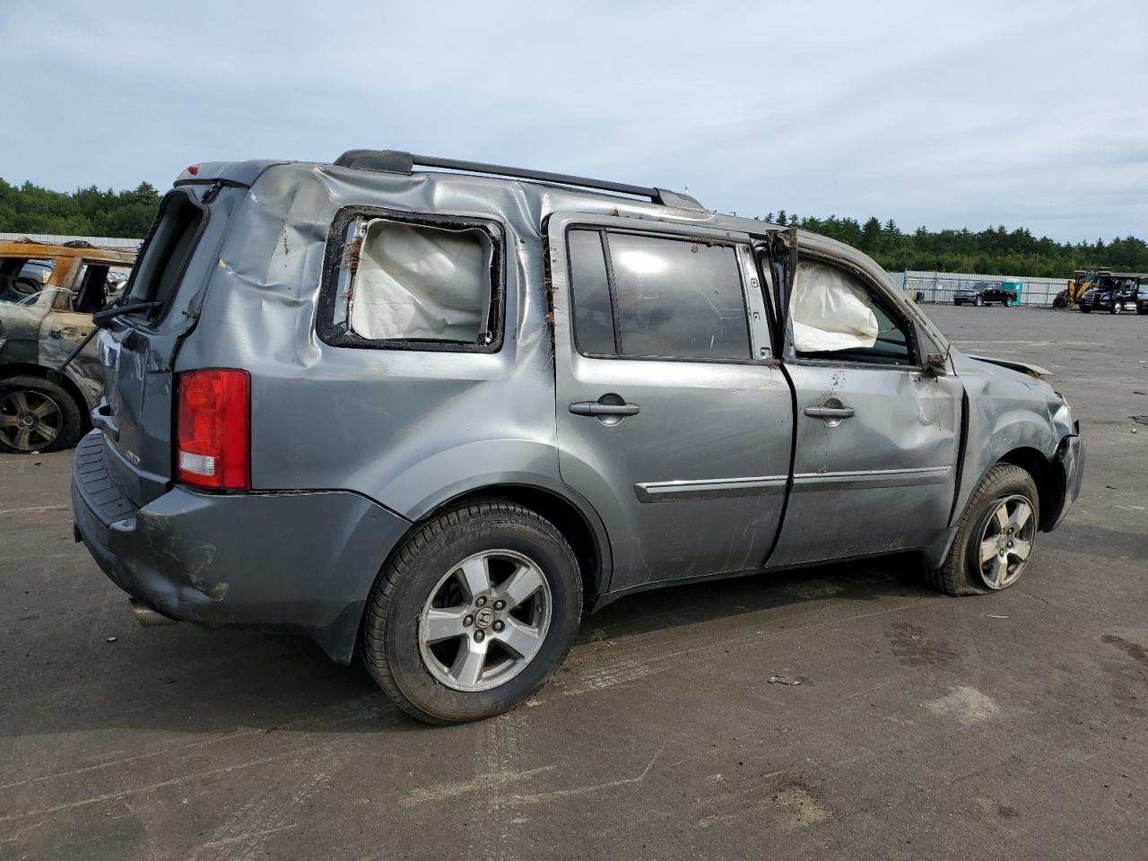 Image 3 of 2009 HONDA PILOT EXL 2009 with VIN 5FNYF48529B053970