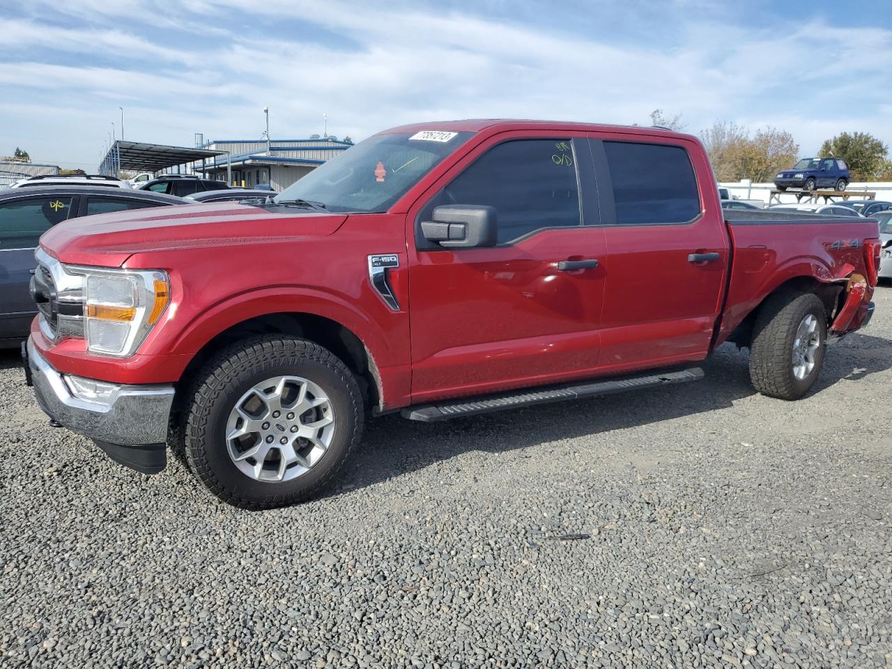 Image 1 of 2022 FORD F150 SUPERCREW 2022 with VIN 1FTFW1E87NKD85243