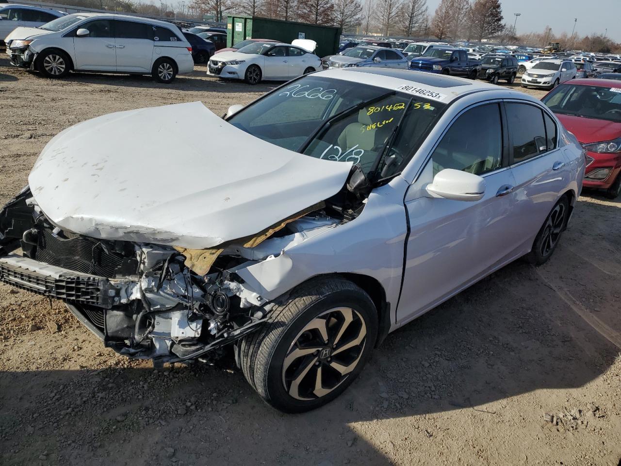 Изображение 1 2016 HONDA ACCORD EXL 2016 с VIN 1HGCR2F80GA140440