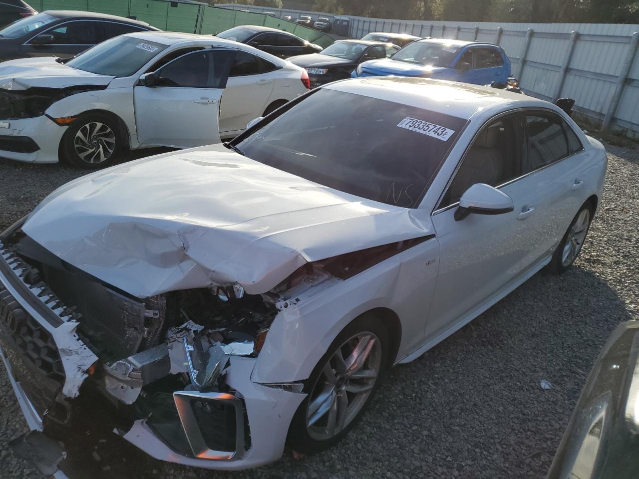 Изображение 1 2022 AUDI A4 PREMIUM 45 2022 с VIN WAUDAAF43NA013614