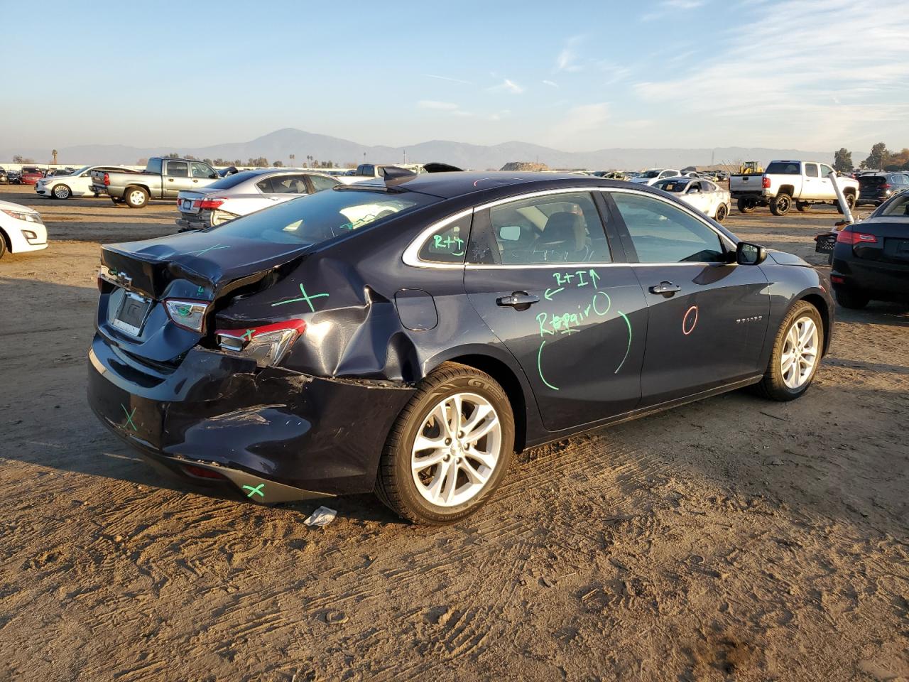 Image 3 of 2018 CHEVROLET MALIBU LT 2018 with VIN 1G1ZD5ST5JF218653