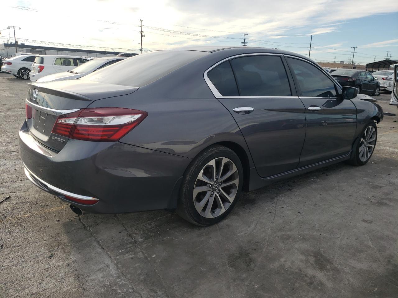 Image 3 of 2017 HONDA ACCORD SPORT 2017 with VIN 1HGCR2F55HA070683