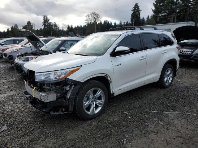 Image 1 of 2016 TOYOTA HIGHLANDER HYBRID LIMITED 2016 with VIN 5TDDCRFH6GS015197