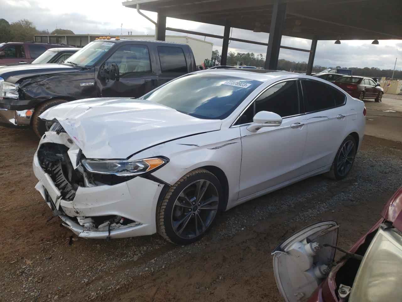 Obraz 1 z 2017 FORD FUSION TITANIUM 2017 z VIN 3FA6P0K92HR244137