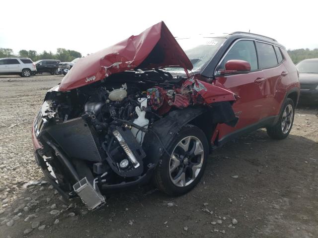 Image 2 of 2019 JEEP COMPASS LIMITED 2019 with VIN 3C4NJDCB3KT639793