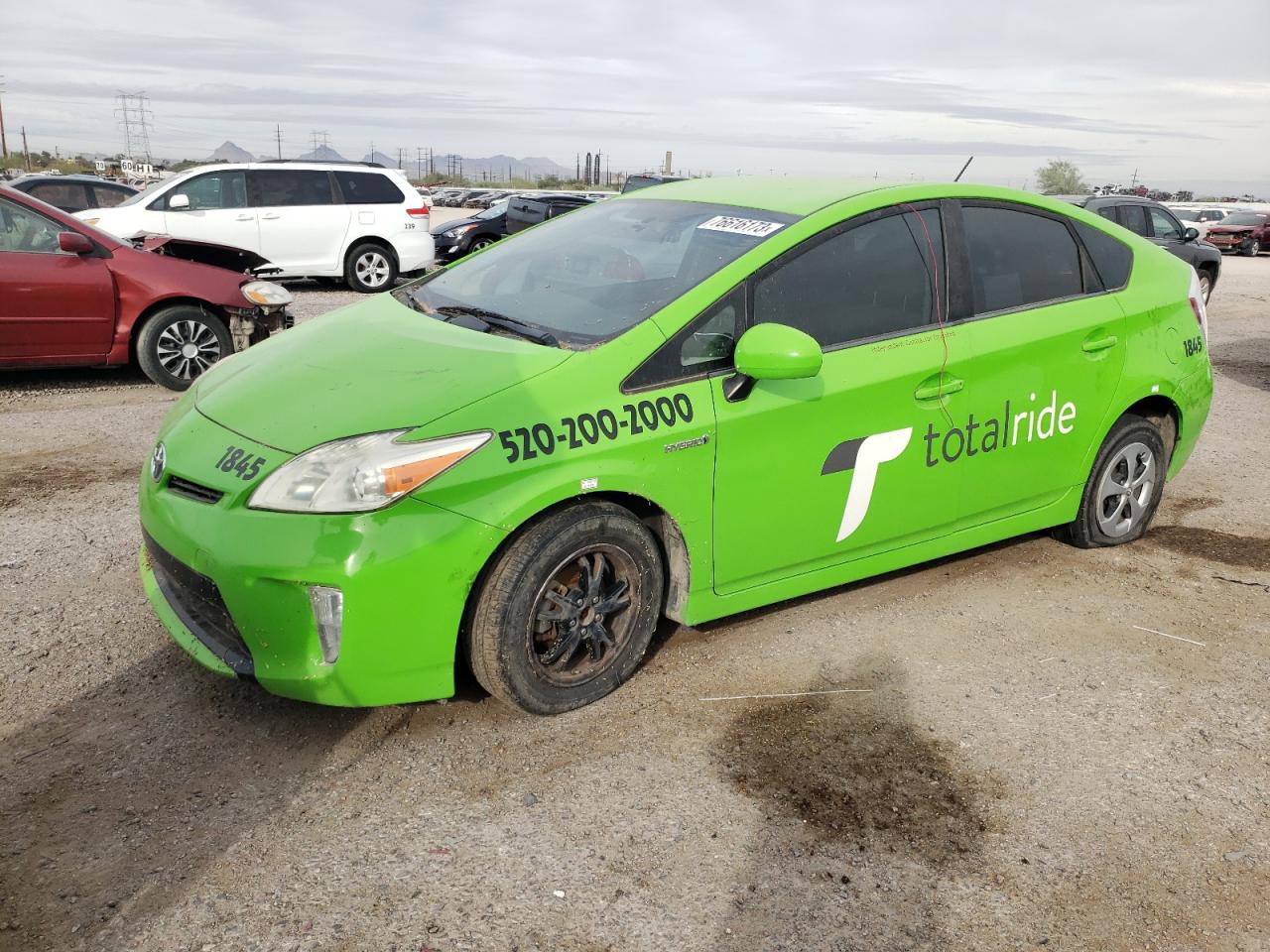 Image 1 of 2013 TOYOTA PRIUS  2013 with VIN JTDKN3DU5D0347953