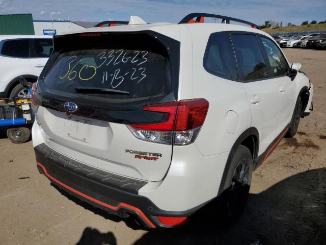 Image 3 of 2022 SUBARU FORESTER SPORT 2022 with VIN JF2SKAJC0NH441851