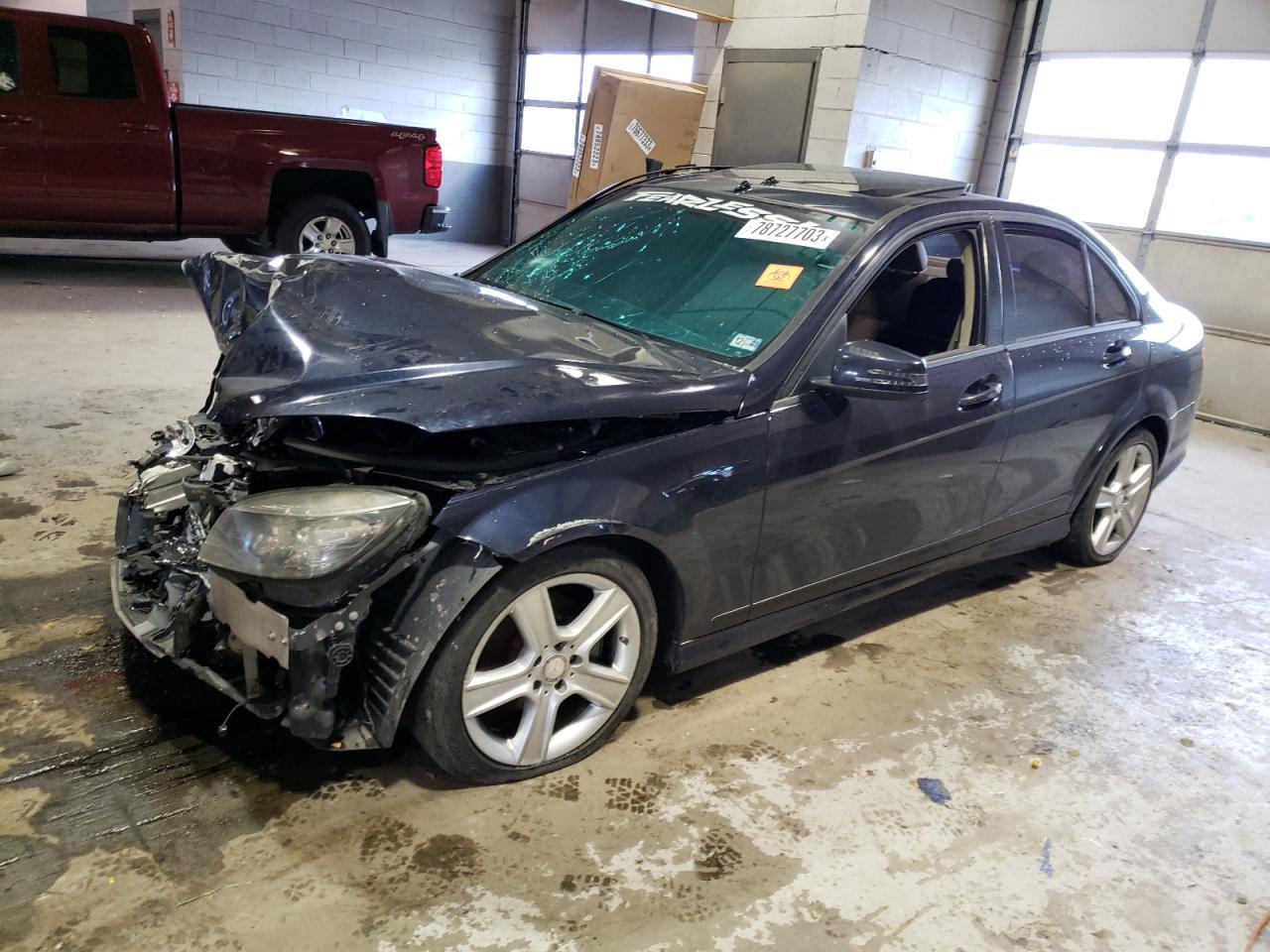 Image 1 of 2011 MERCEDES-BENZ C 300 4MATIC 2011 with VIN WDDGF8BB9BR151496
