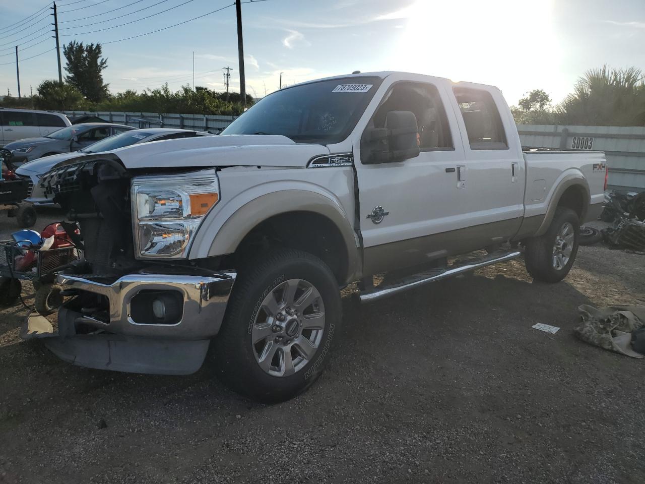 Image 1 of 2011 FORD F250 SUPER DUTY 2011 with VIN 1FT7W2BT6BEC66421