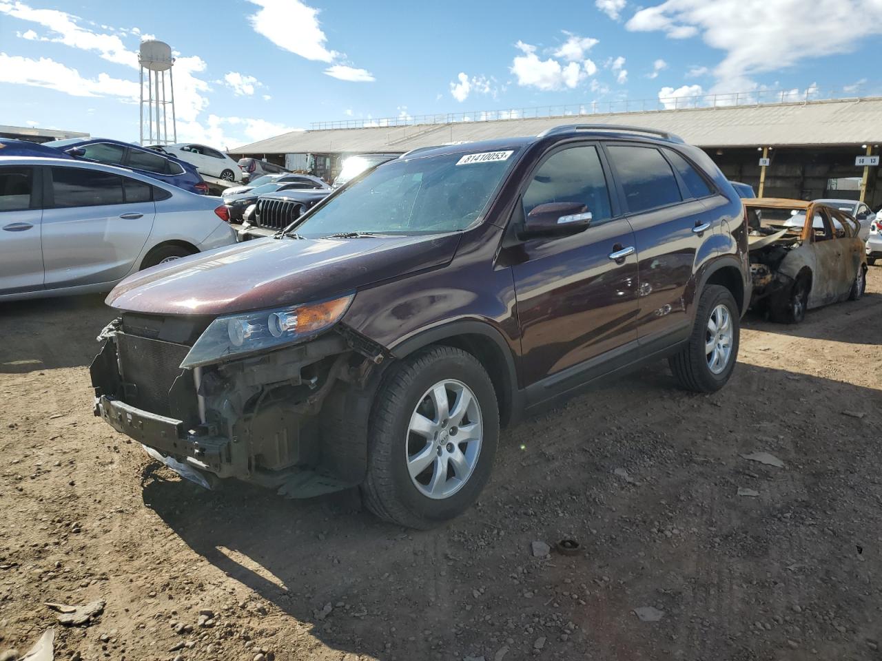 Image 1 of 2013 KIA SORENTO LX 2013 with VIN 5XYKT4A23DG357146