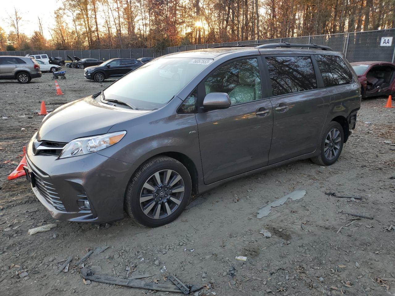 Изображение 1 2018 TOYOTA SIENNA XLE 2018 с VIN 5TDDZ3DC0JS199286