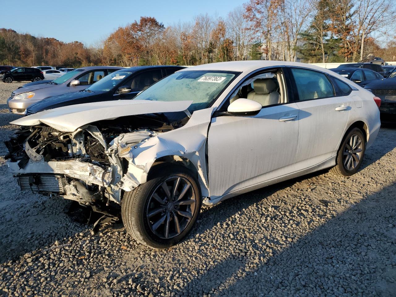 Image 1 of 2021 HONDA ACCORD LX 2021 with VIN 1HGCV1F1XMA023517