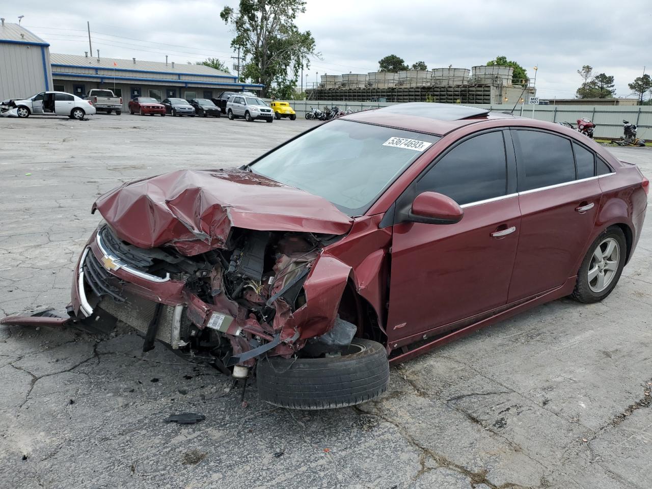 Image 1 of 2016 CHEVROLET CRUZE LIMITED LTZ 2016 with VIN 1G1PG5SB9G7171426