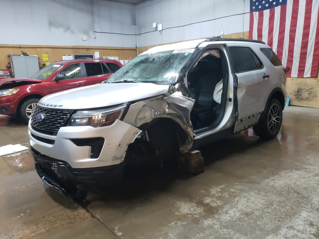 Image 1 of 2019 FORD EXPLORER SPORT 2019 with VIN 1FM5K8GT7KGB52832