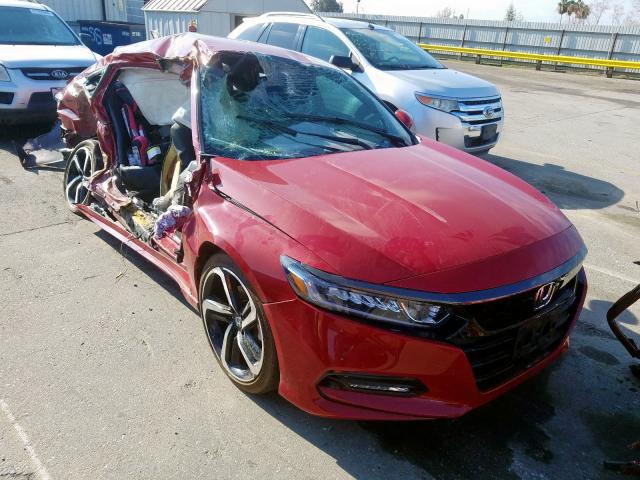 Image 1 of 2018 HONDA ACCORD SPORT 2018 with VIN 1HGCV1F32JA033181