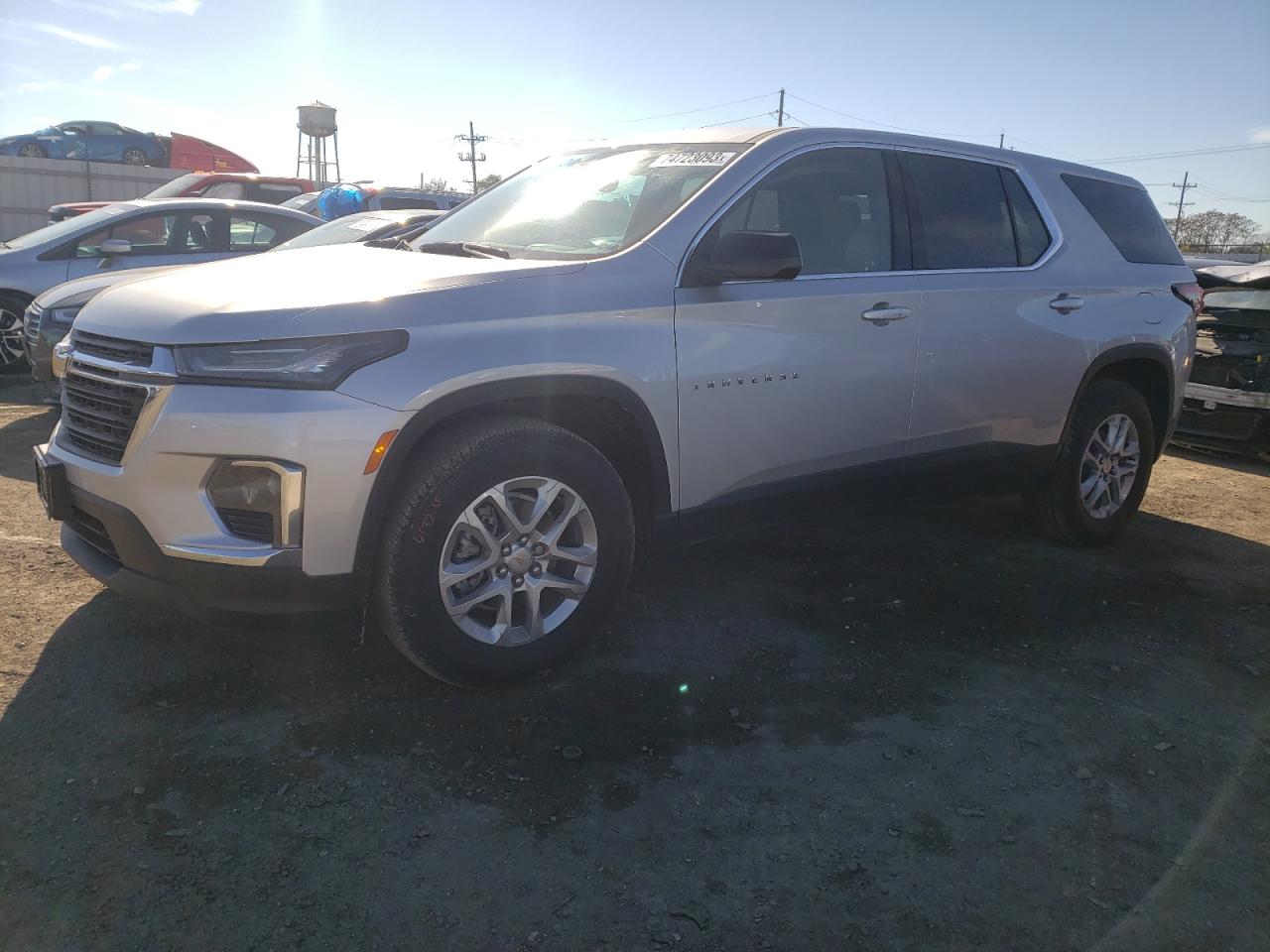 Image 1 of 2022 CHEVROLET TRAVERSE LS 2022 with VIN 1GNERFKW0NJ162784