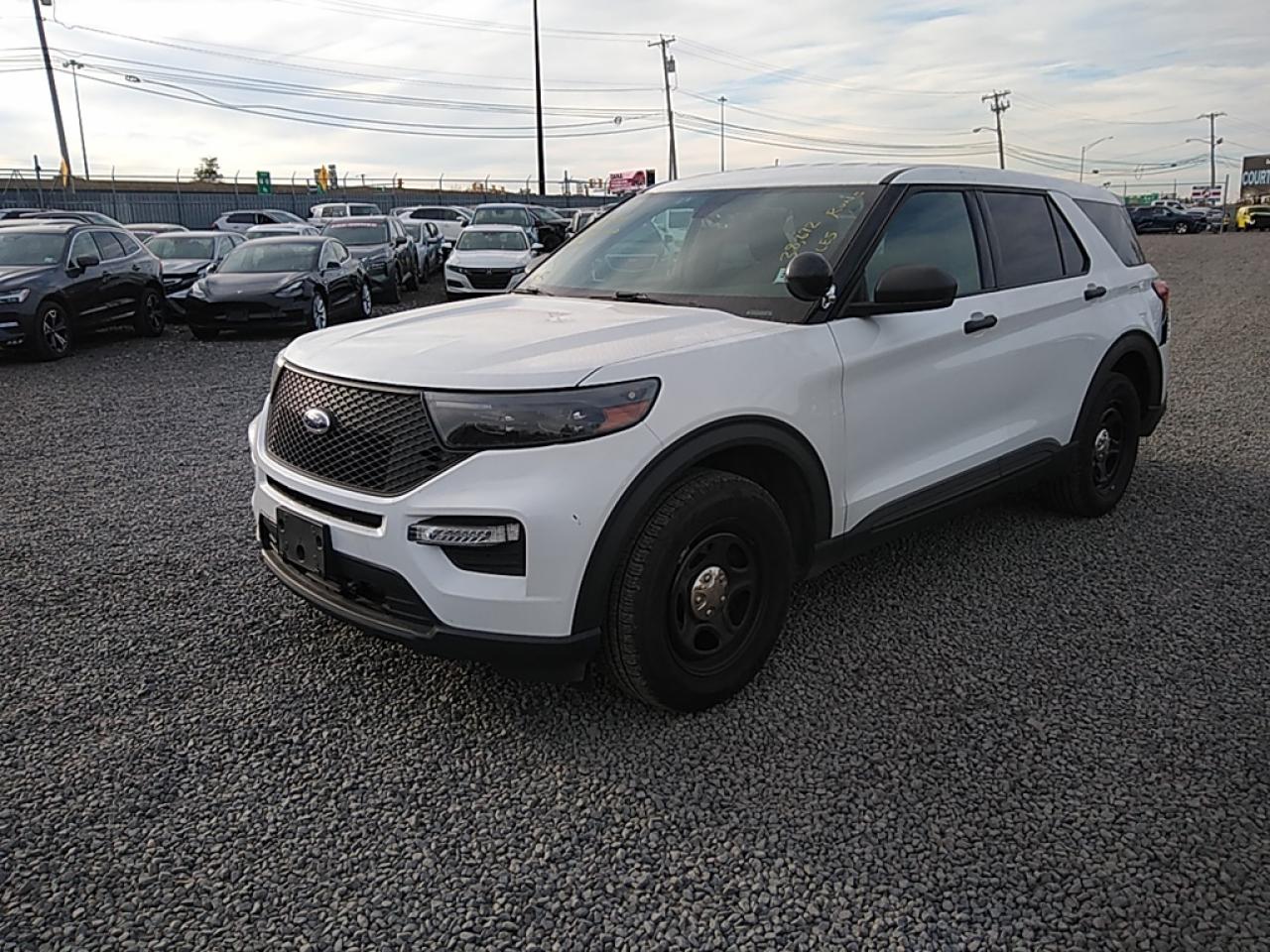 Image 1 of 2021 FORD EXPLORER POLICE INTERCEPTOR 2021 with VIN 1FM5K8AB9MGC02407