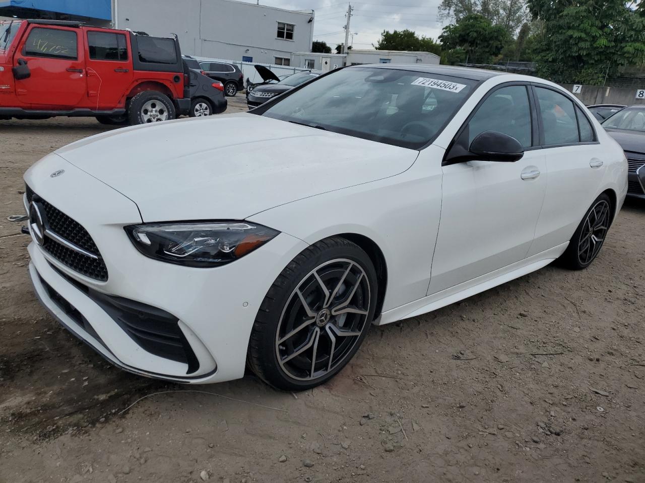 Image 1 of 2022 MERCEDES-BENZ C 300 2022 with VIN W1KAF4GB9NR020516