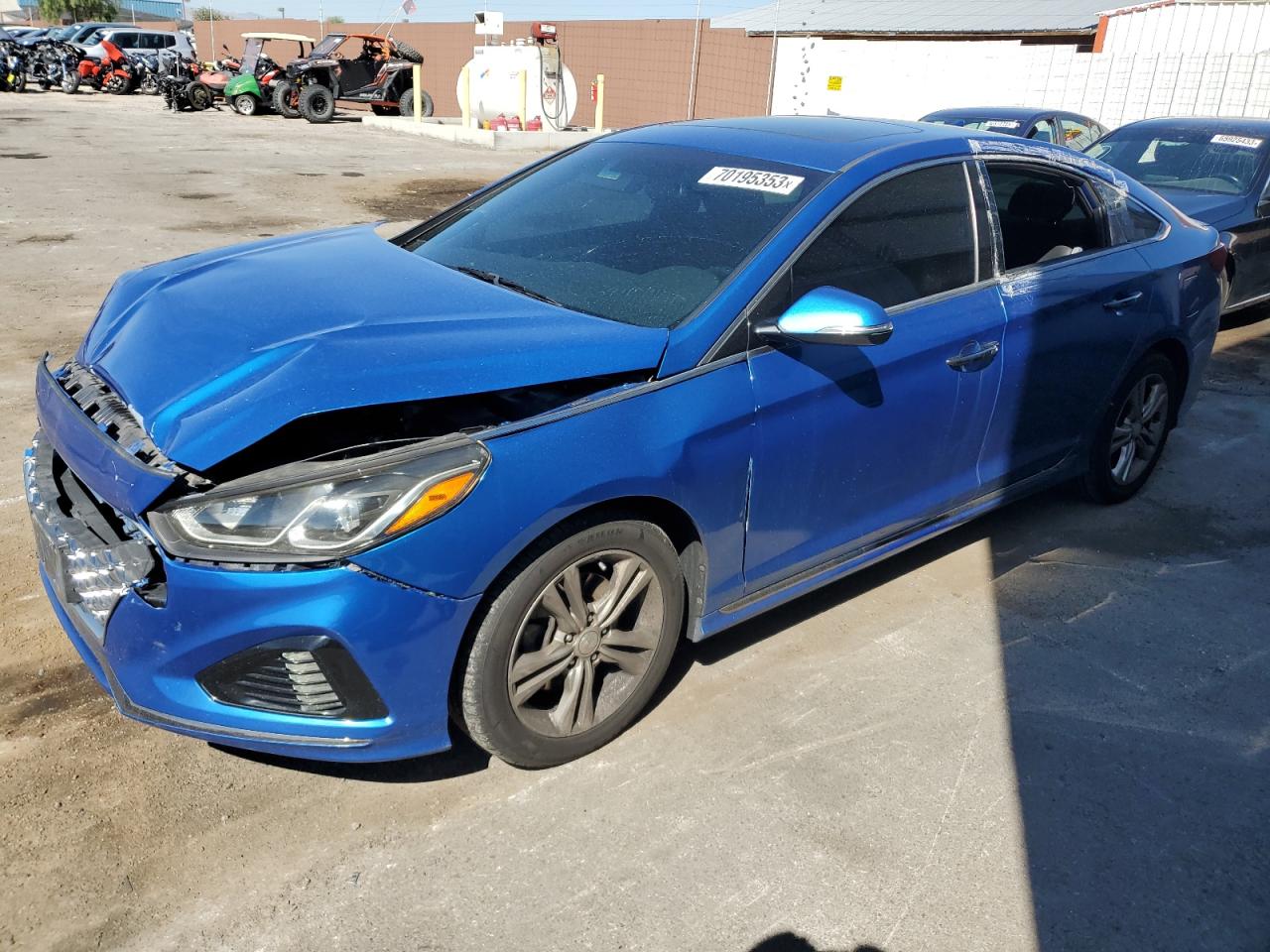 Image 1 of 2018 HYUNDAI SONATA SPORT 2018 with VIN 5NPE34AF1JH673374