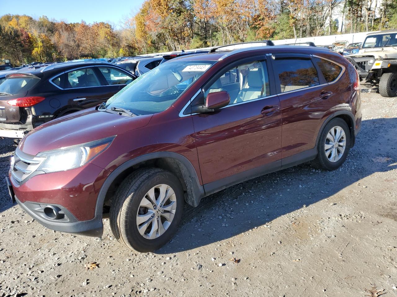 Image 1 of 2014 HONDA CR-V EXL 2014 with VIN 5J6RM4H79EL014354