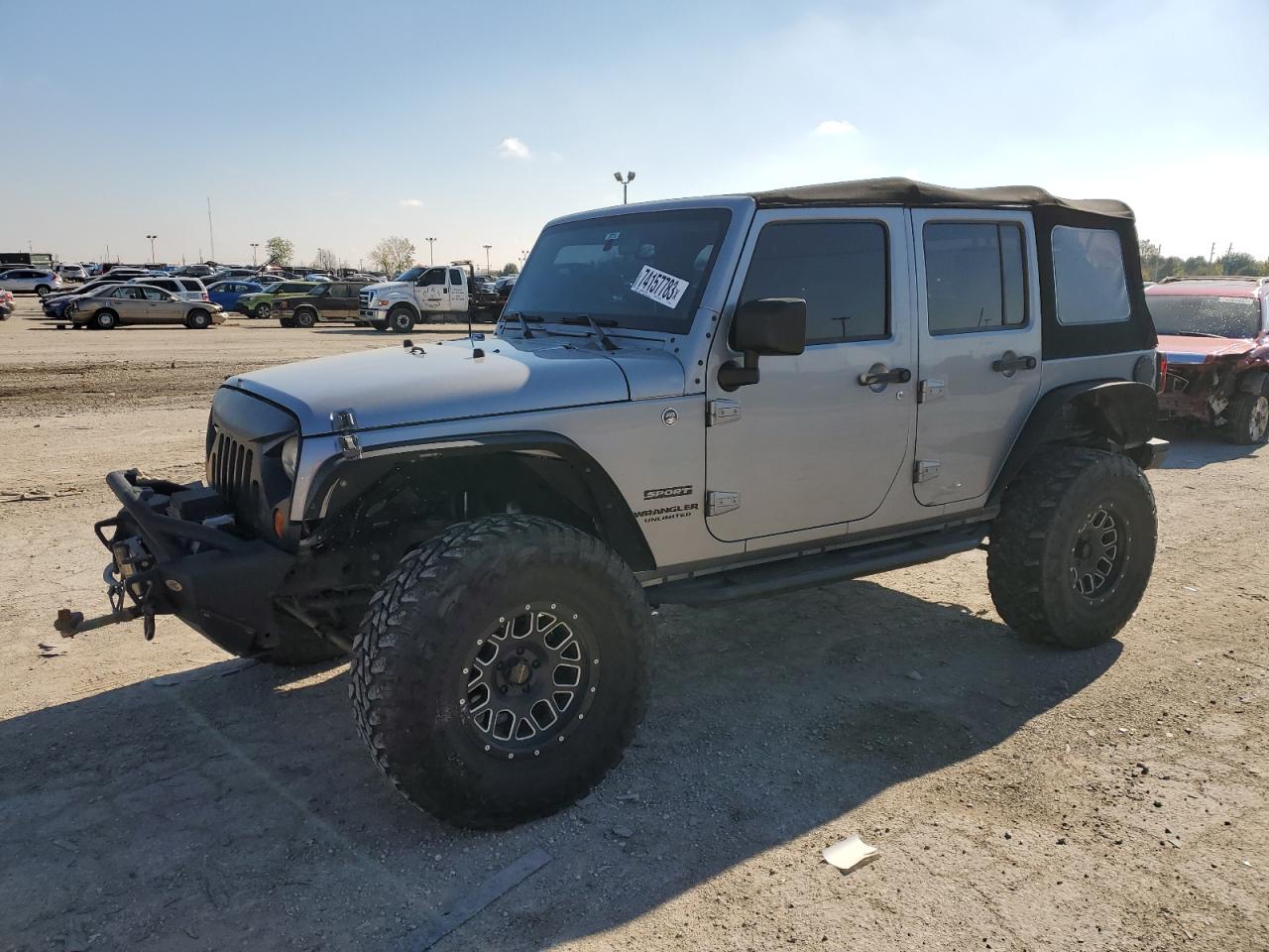 Image 1 of 2013 JEEP WRANGLER UNLIMITED SPORT 2013 with VIN 1C4BJWDG8DL634645