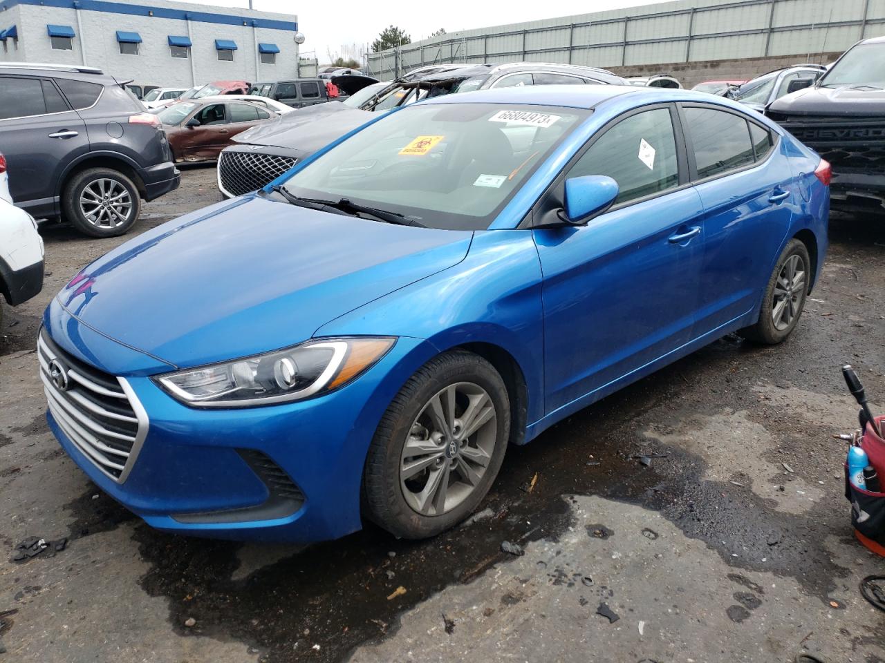 Image 1 of 2018 HYUNDAI ELANTRA SEL 2018 with VIN 5NPD84LFXJH292763
