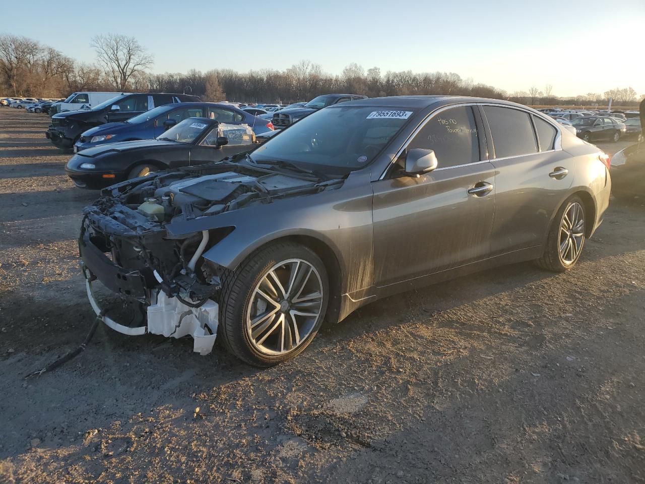 Изображение 1 2014 INFINITI Q50 BASE 2014 с VIN JN1BV7AR1EM695673