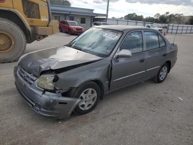 Image 1 of 2003 HYUNDAI ACCENT GL 2003 with VIN KMHCG45C83U478193