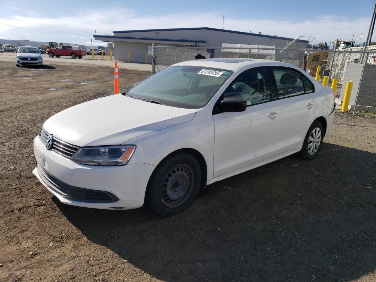 Image 1 of 2013 VOLKSWAGEN JETTA BASE 2013 with VIN 3VW2K7AJ3DM428342