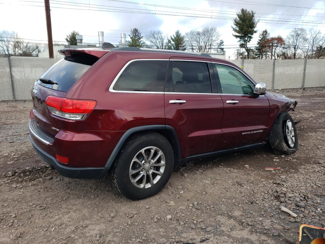 Image 3 of 2016 JEEP GRAND CHEROKEE LIMITED 2016 with VIN 1C4RJEBG4GC369156