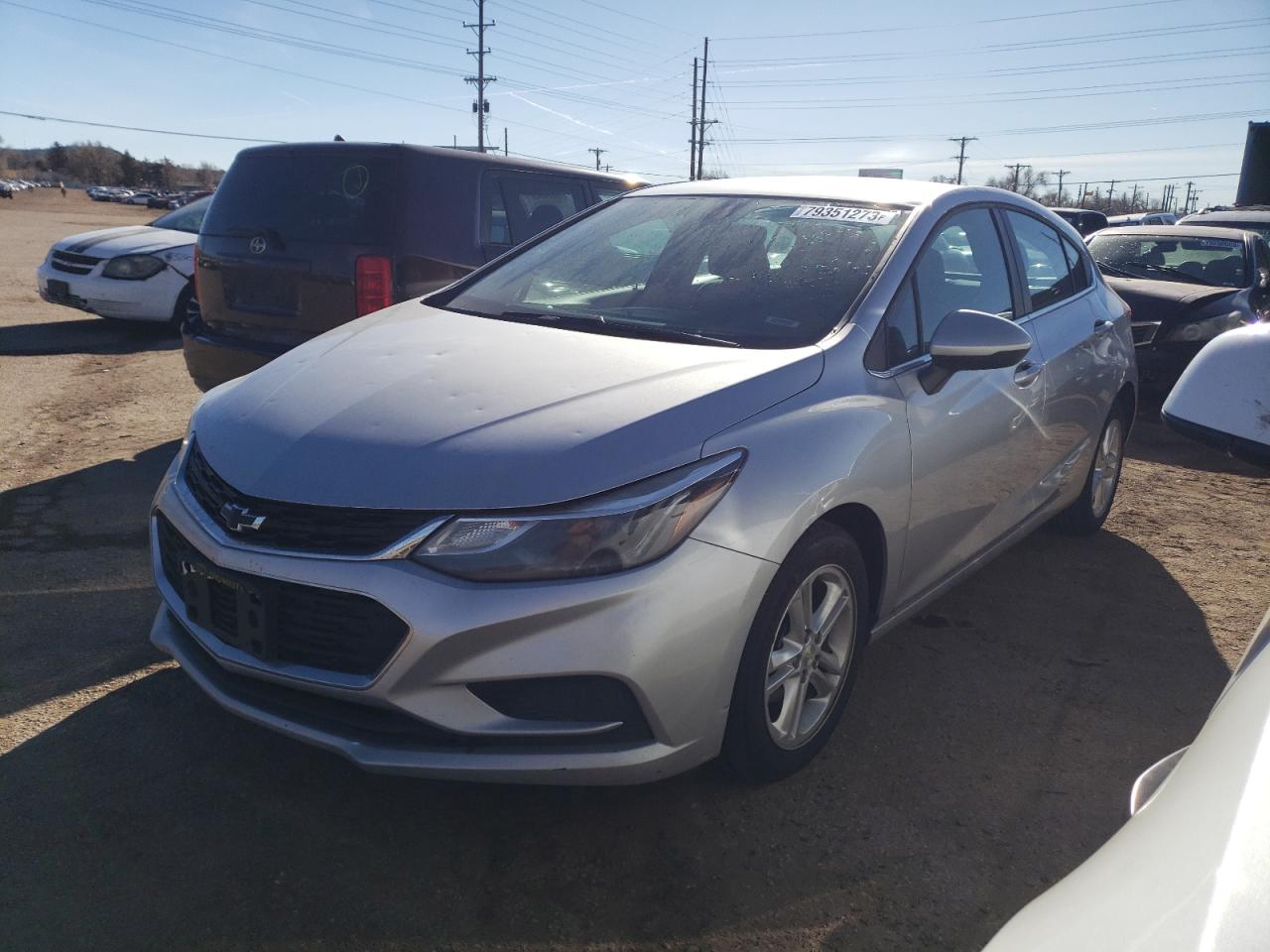 Image 1 of 2018 CHEVROLET CRUZE LT 2018 with VIN 3G1BE6SM6JS653481