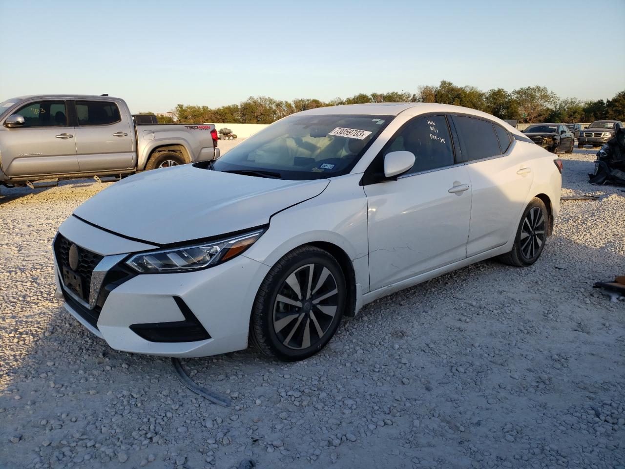 Image 1 of 2021 NISSAN SENTRA SV 2021 with VIN 3N1AB8CV0MY322902