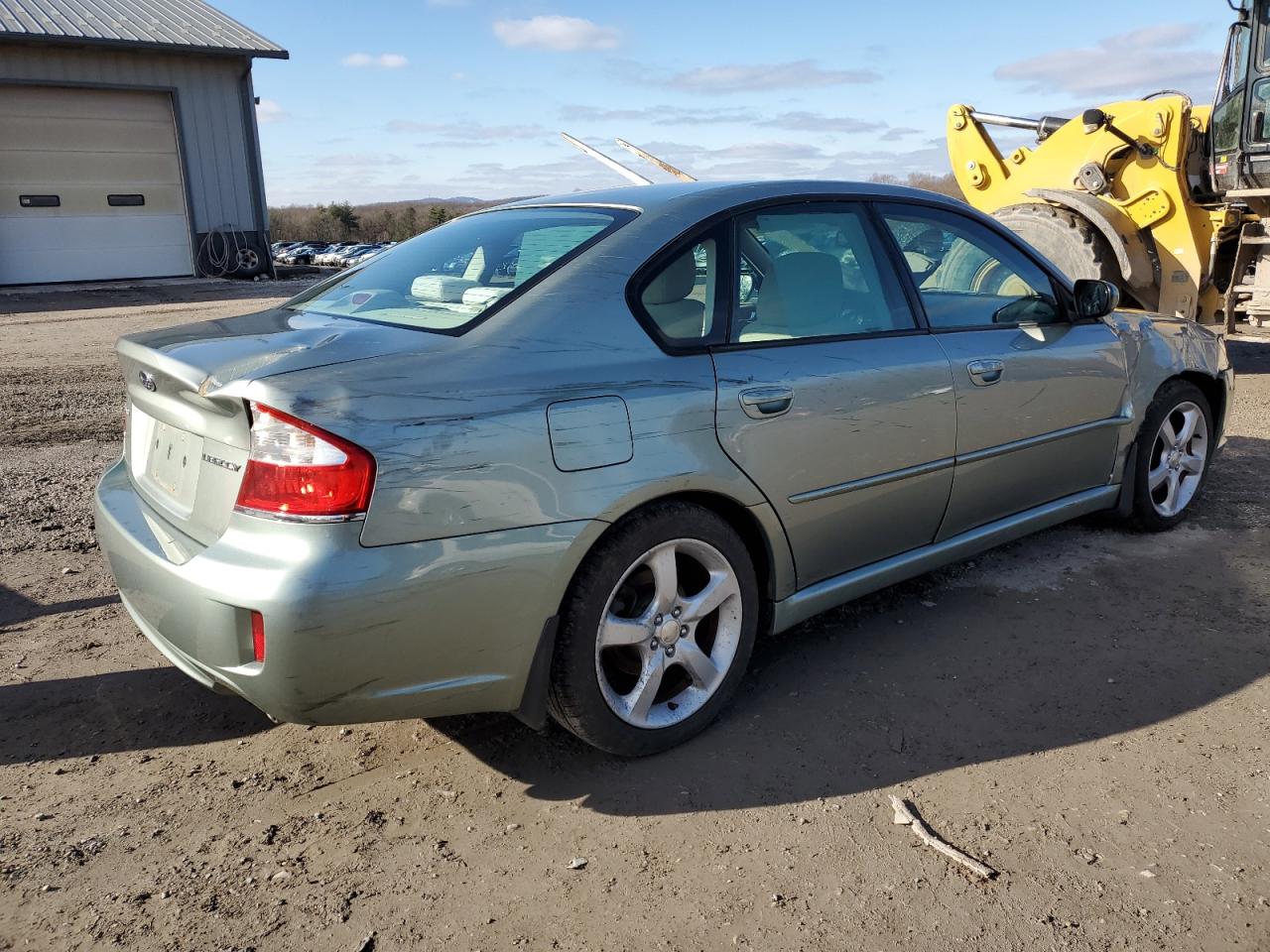 Image 3 of 2009 SUBARU LEGACY 2.5I 2009 with VIN 4S3BL616397221778