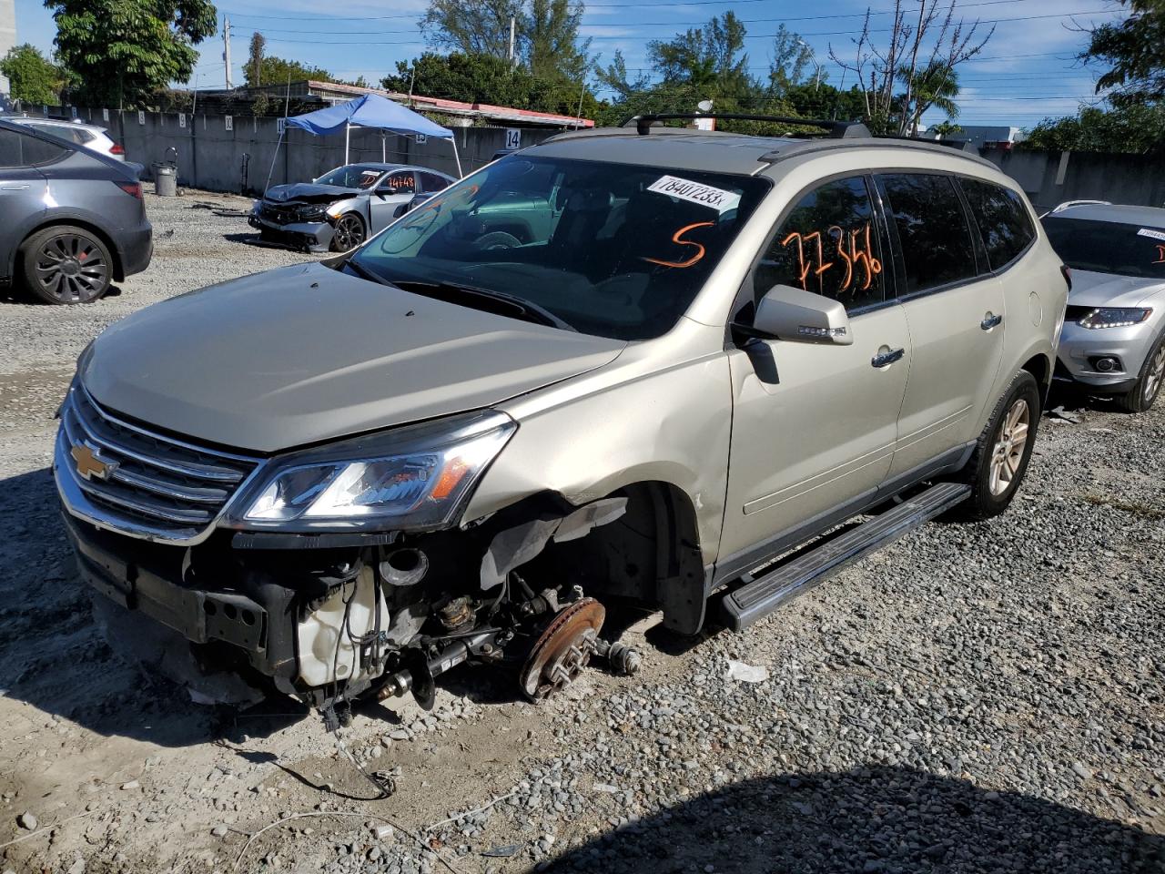 Obraz 1 z 2013 CHEVROLET TRAVERSE LT 2013 z VIN 1GNKRGKDXDJ104350