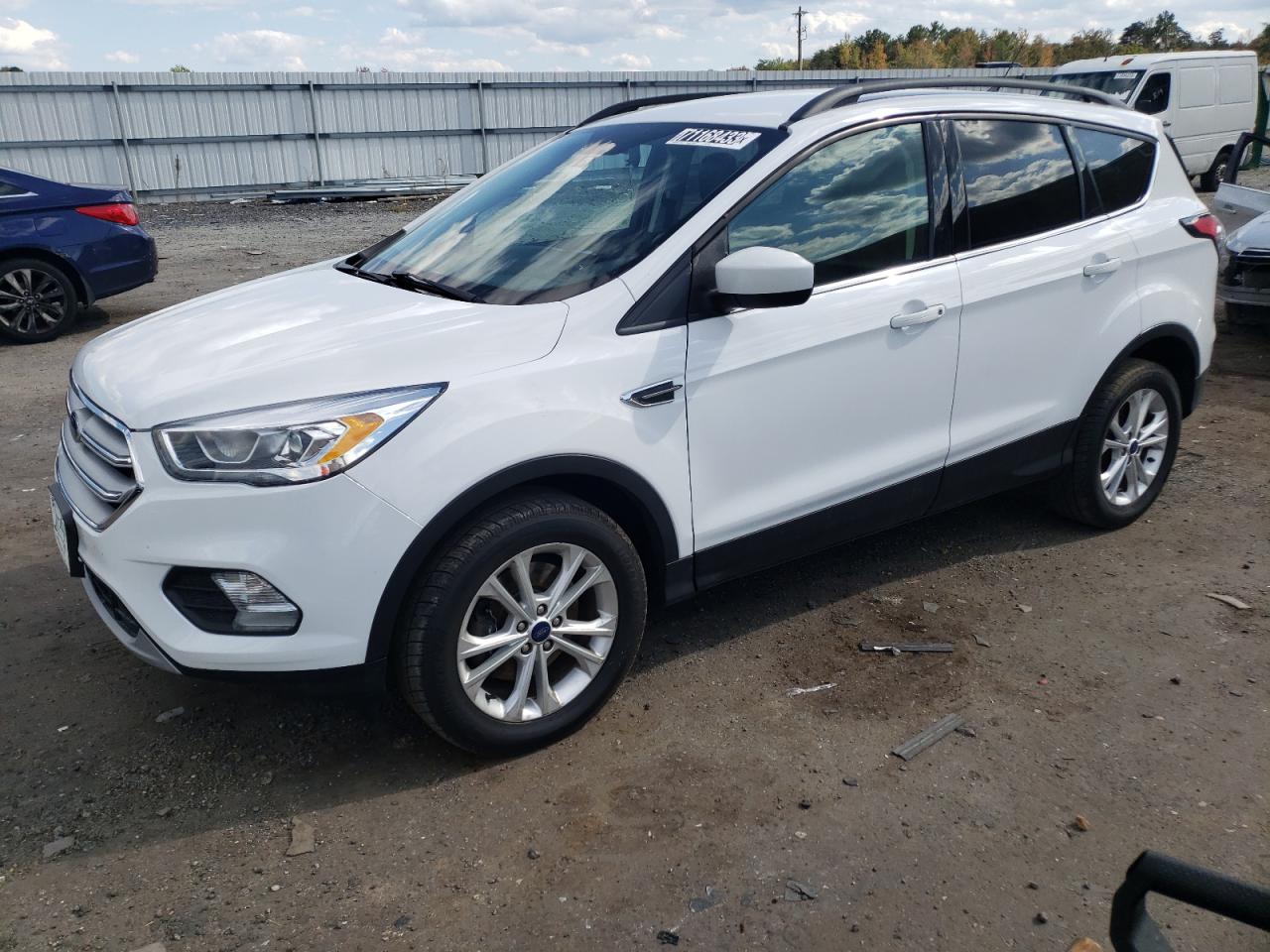 Image 1 of 2018 FORD ESCAPE SEL 2018 with VIN 1FMCU9HD0JUC99041