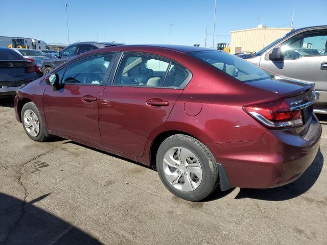 Image 2 of 2014 HONDA CIVIC LX 2014 with VIN 19XFB2F55EE025946