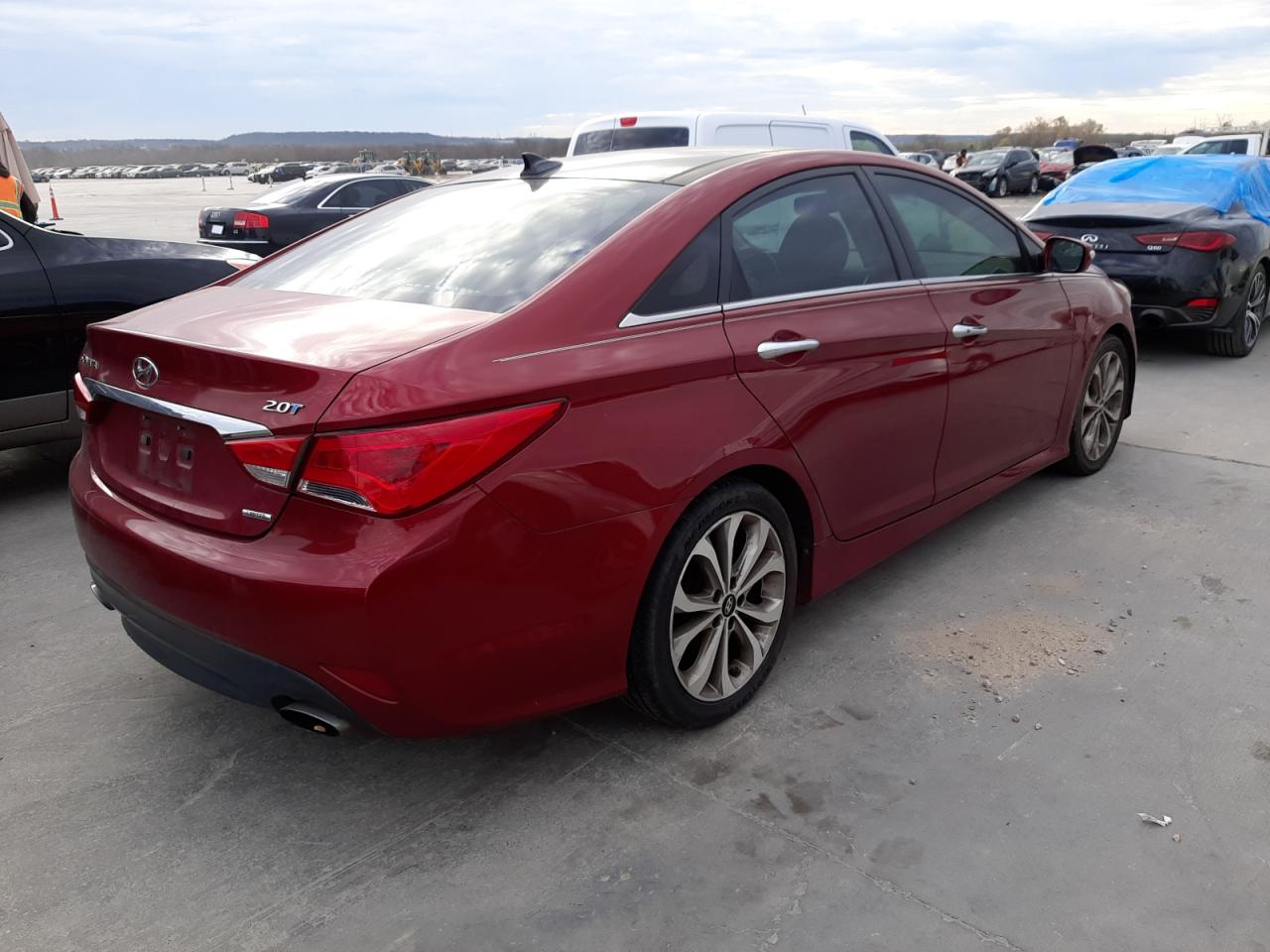 Изображение 3 2014 HYUNDAI SONATA SE 2014 с VIN 5NPEC4AB1EH844661