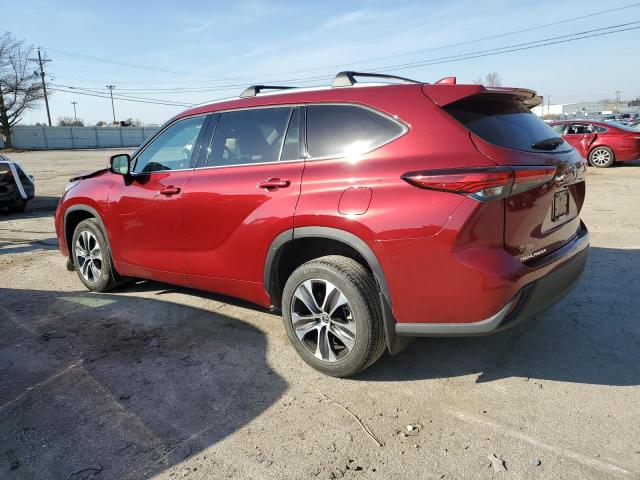 Image 2 of 2020 TOYOTA HIGHLANDER XLE 2020 with VIN 5TDGZRBH0LS515450