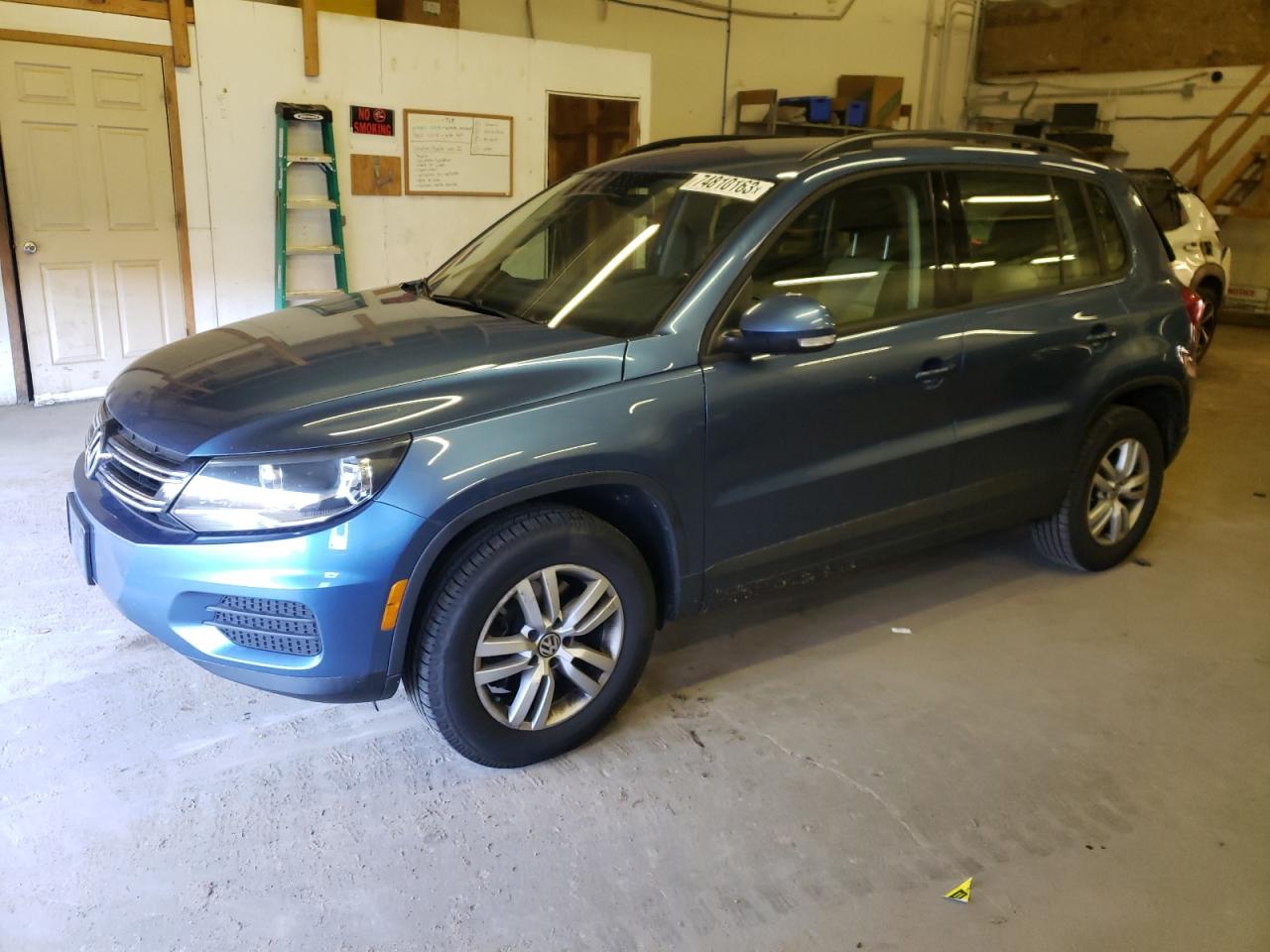 Image 1 of 2017 VOLKSWAGEN TIGUAN S 2017 with VIN WVGBV7AX7HW500241