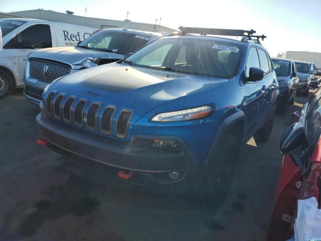 Image 1 of 2017 JEEP CHEROKEE TRAILHAWK 2017 with VIN 1C4PJMBS1HW614338