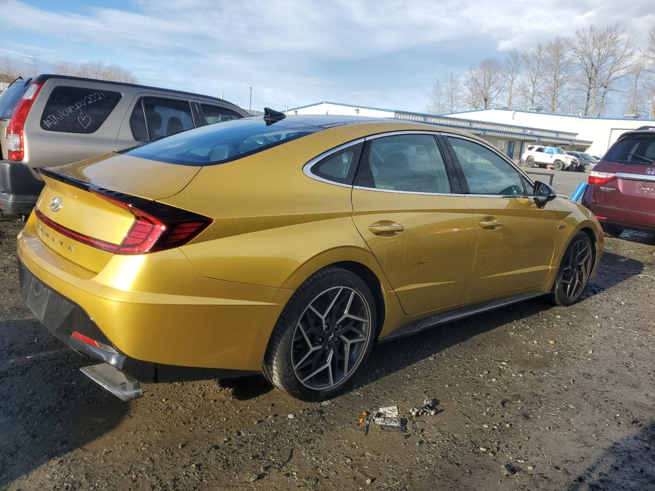 Image 3 of 2021 HYUNDAI SONATA N LINE 2021 with VIN 5NPEK4JC2MH128605