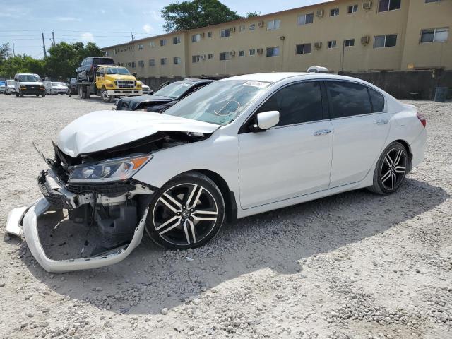 Image 1 of 2016 HONDA ACCORD SPORT 2016 with VIN 1HGCR2F5XGA027407