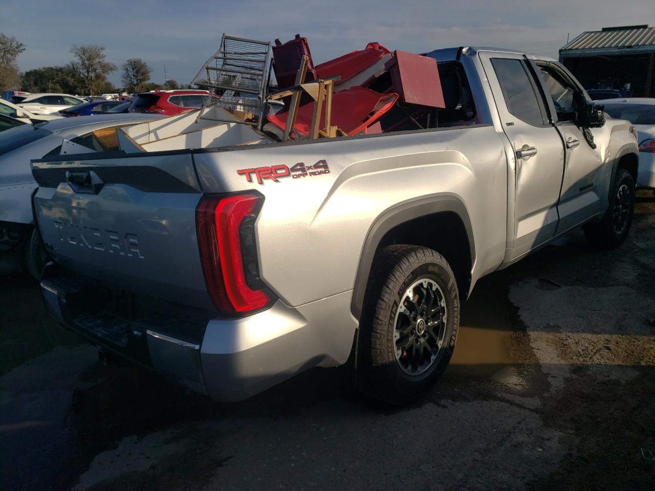 Image 3 of Toyota Tundra Double Cab Sr 2023 with VIN 5TFLA5DA8PX063259